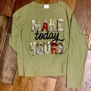 Zara flippy long sleeve shirt